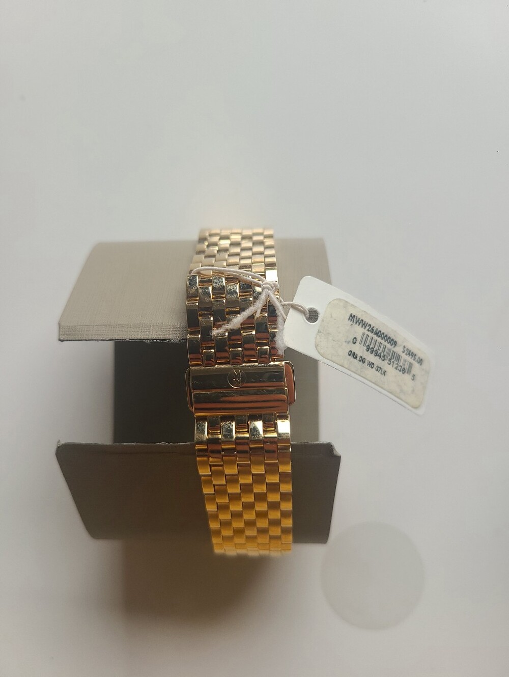 Brand NEW Michele Gracile Gold Diamond MOP Dial Ladies Watch MW26A01B0046 - Picture 3 of 4